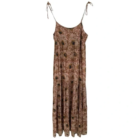 Natalie Martin Melanie Dress in Light Brown/Rose - Picture 2 of 7